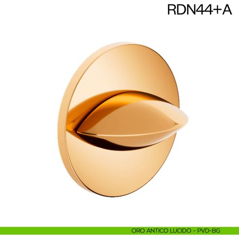 Nottolino per porta RDN44 dnd Handles oro antico lucido