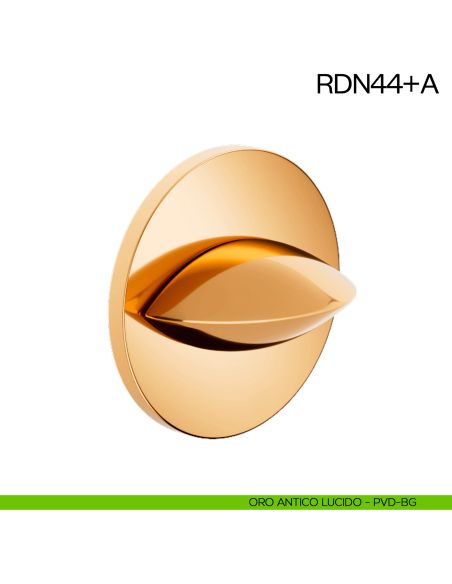 Nottolino per porta RDN44 dnd Handles oro antico lucido