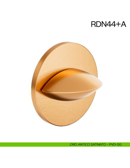 Nottolino per porta RDN44 dnd Handles oro antico satinato