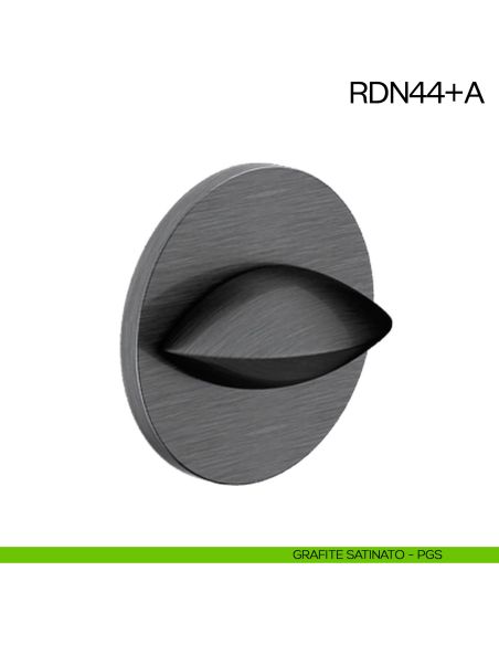 Nottolino per porta RDN44 dnd Handles grafite satinato