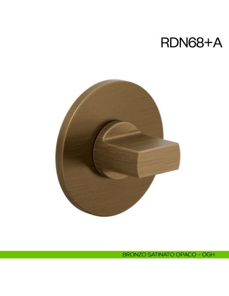 Nottolino per porta RDN68 dnd Handles bronzo satinato opaco