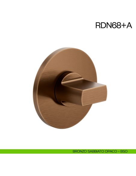 Nottolino per porta RDN68 dnd Handles bronzo sabbiato opaco