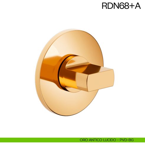 Nottolino per porta RDN68 dnd Handles oro antico lucido