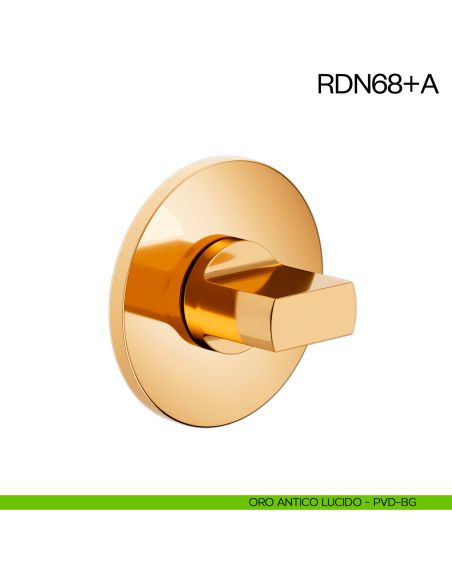 Nottolino per porta RDN68 dnd Handles oro antico lucido