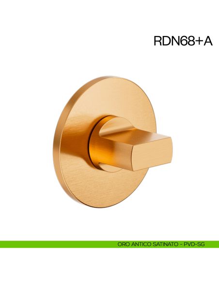 Nottolino per porta RDN68 dnd Handles oro antico satinato