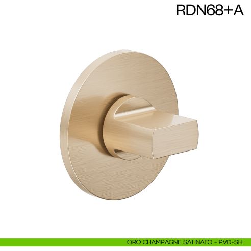 Nottolino per porta RDN68 dnd Handles oro champagne satinato