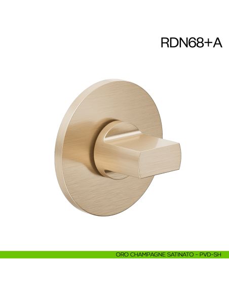 Nottolino per porta RDN68 dnd Handles oro champagne satinato