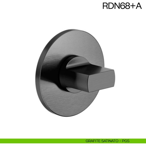 Nottolino per porta RDN68 dnd Handles grafite satinato