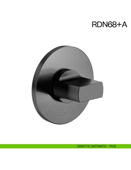 Nottolino per porta RDN68 dnd Handles grafite satinato