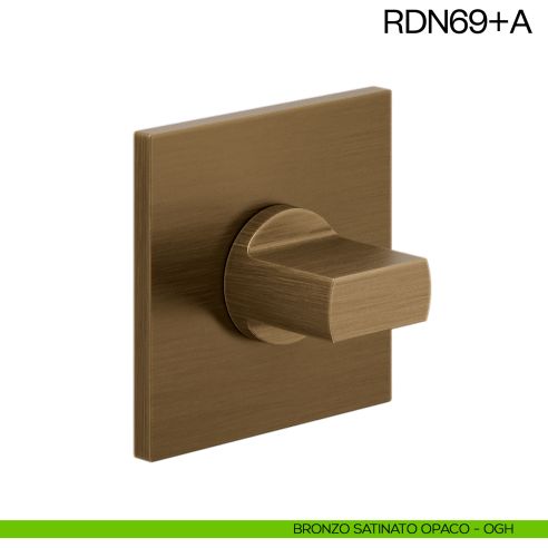 Nottolino per porta RDN69 dnd Handles bronzo satinato opaco