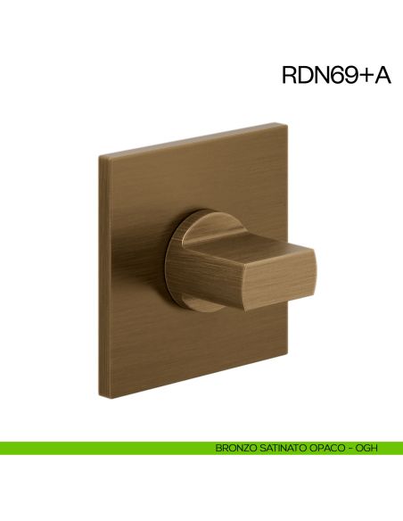 Nottolino per porta RDN69 dnd Handles bronzo satinato opaco