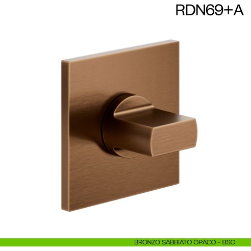 Nottolino per porta RDN69 dnd Handles bronzo sabbiato opaco
