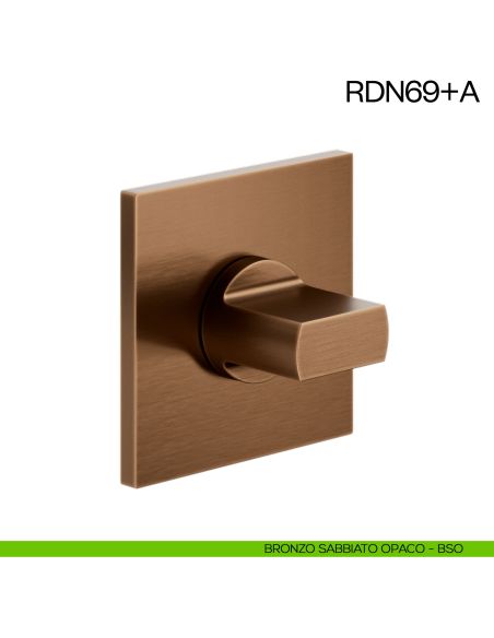Nottolino per porta RDN69 dnd Handles bronzo sabbiato opaco