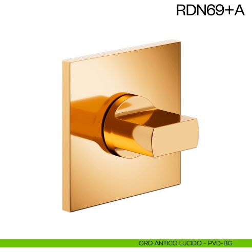 Nottolino per porta RDN69 dnd Handles oro antico lucido
