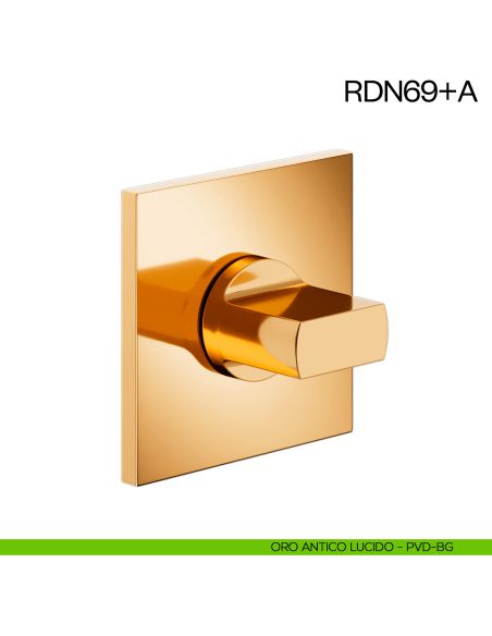 Nottolino per porta RDN69 dnd Handles oro antico lucido