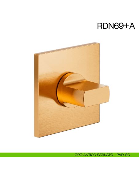 Nottolino per porta RDN69 dnd Handles oro antico satinato