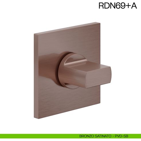 Nottolino per porta RDN69 dnd Handles bronzo satinato