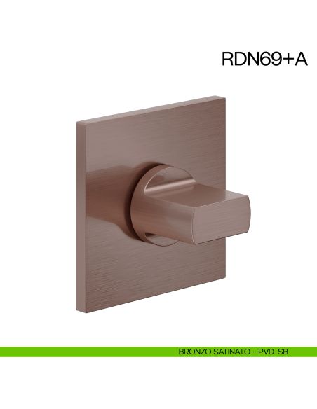 Nottolino per porta RDN69 dnd Handles bronzo satinato
