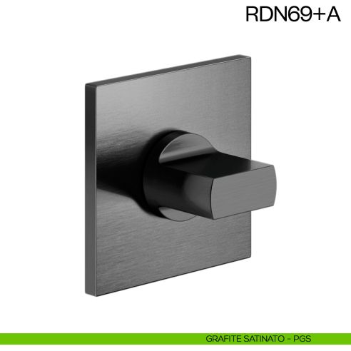 Nottolino per porta RDN69 dnd Handles grafite satinato