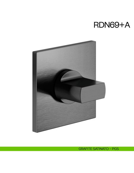Nottolino per porta RDN69 dnd Handles grafite satinato