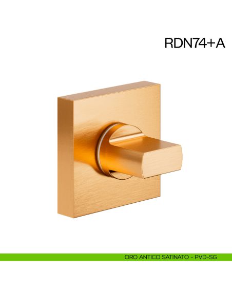 Nottolino per porta RDN74 dnd Handles oro antico satinato