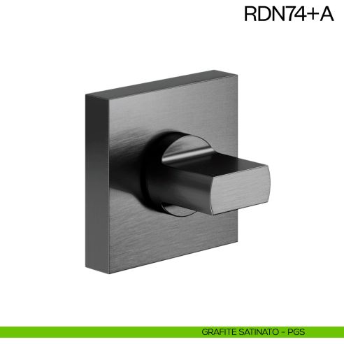 Nottolino per porta RDN74 dnd Handles grafite satinato