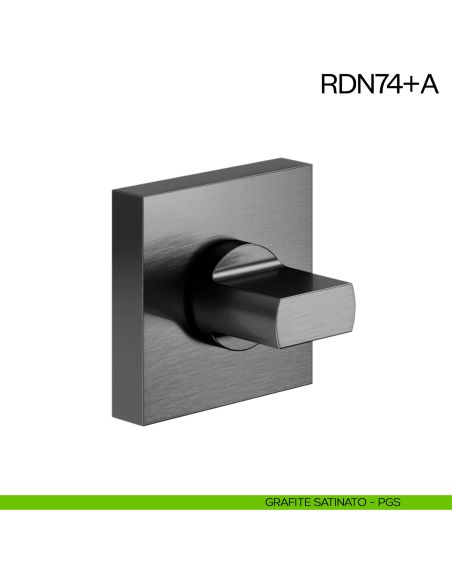 Nottolino per porta RDN74 dnd Handles grafite satinato