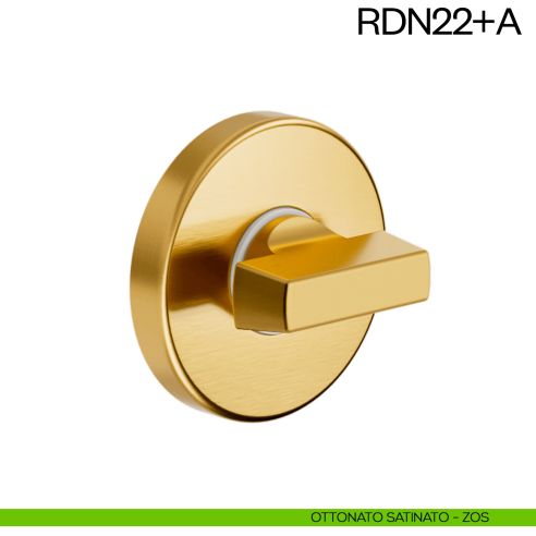 Nottolino per porta RDN22 dnd Handles ottonato satinato