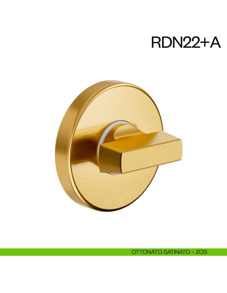 Nottolino per porta RDN22 dnd Handles ottonato satinato