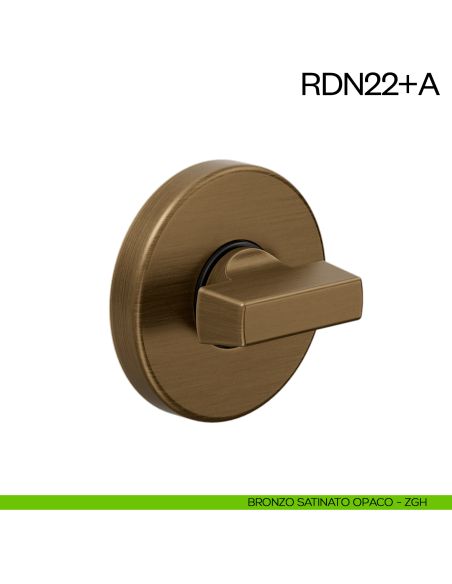 Nottolino per porta RDN22 dnd Handles bronzo satinato opaco