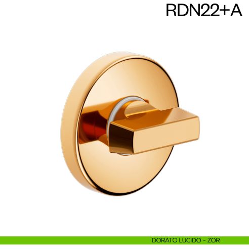Nottolino per porta RDN22 dnd Handles dorato lucido