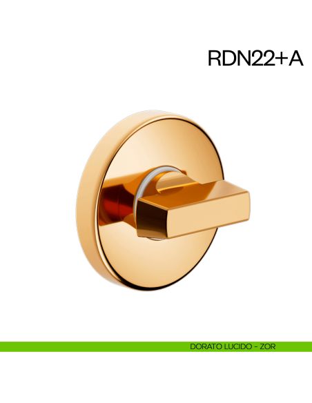 Nottolino per porta RDN22 dnd Handles dorato lucido