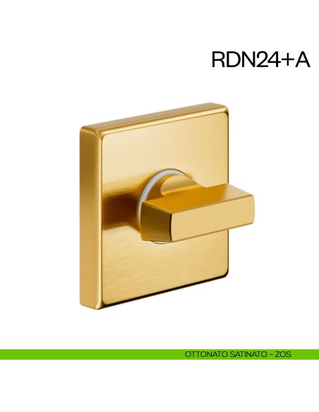 Nottolino per porta RDN24 dnd Handles ottonato satinato