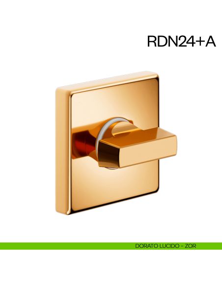 Nottolino per porta RDN24 dnd Handles dorato lucido