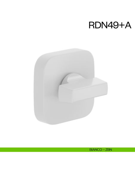 Nottolino per porta RDN49 dnd Handles bianco