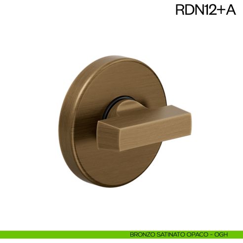 Nottolino per porta RDN12 dnd Handles bronzo satinato opaco