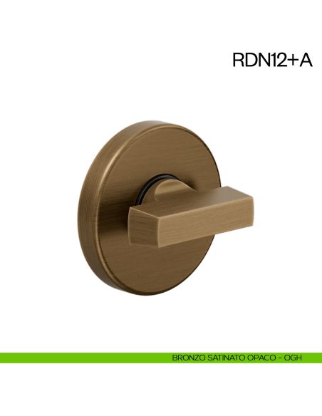 Nottolino per porta RDN12 dnd Handles bronzo satinato opaco