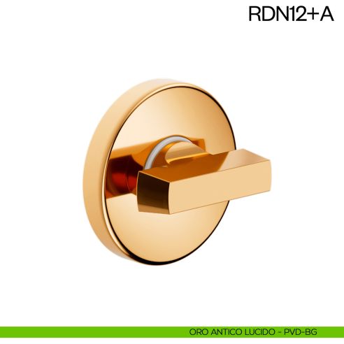 Nottolino per porta RDN12 dnd Handles oro antico lucido