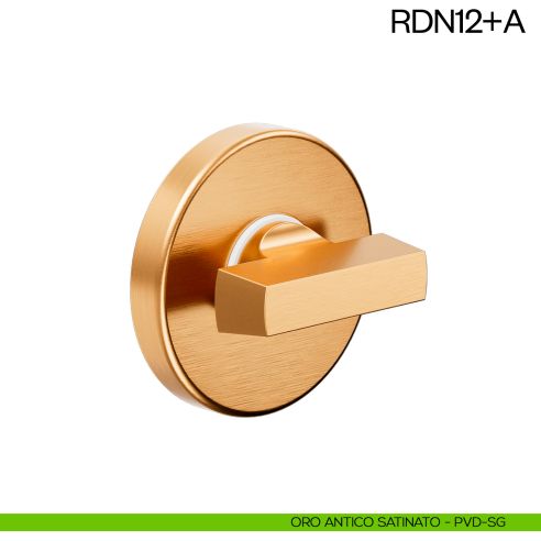 Nottolino per porta RDN12 dnd Handles oro antico satinato