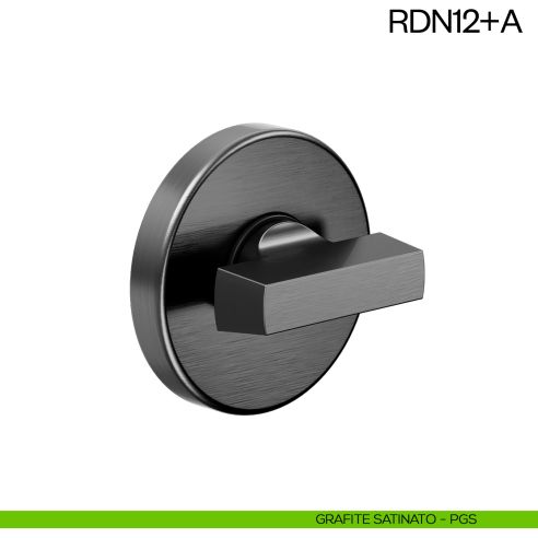 Nottolino per porta RDN12 dnd Handles grafite satinato