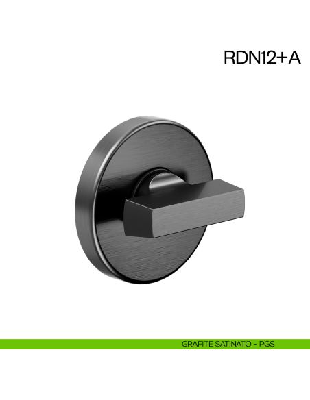 Nottolino per porta RDN12 dnd Handles grafite satinato