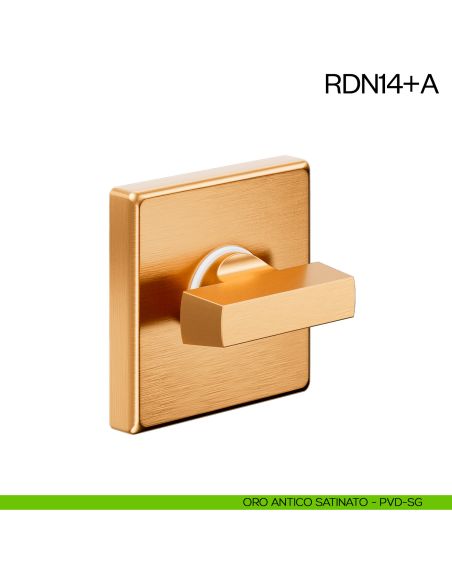Nottolino per porta RDN14 dnd Handles oro antico satinato