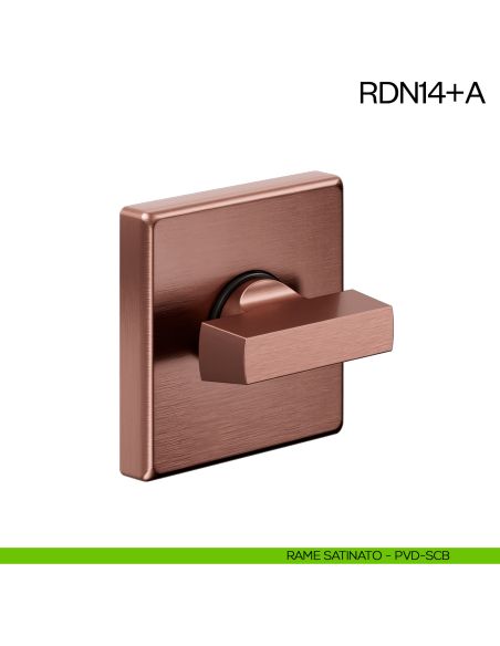 Nottolino per porta RDN14 dnd Handles rame satinato
