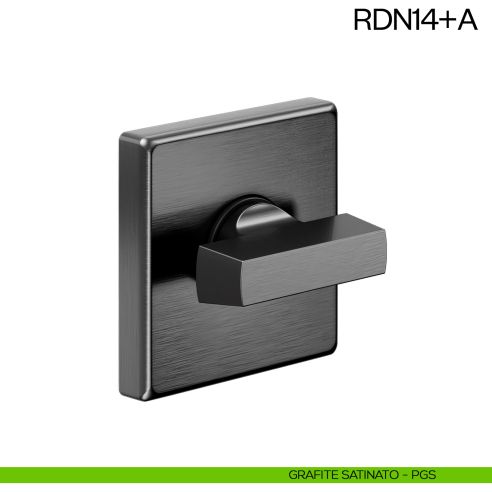 Nottolino per porta RDN14 dnd Handles grafite satinato