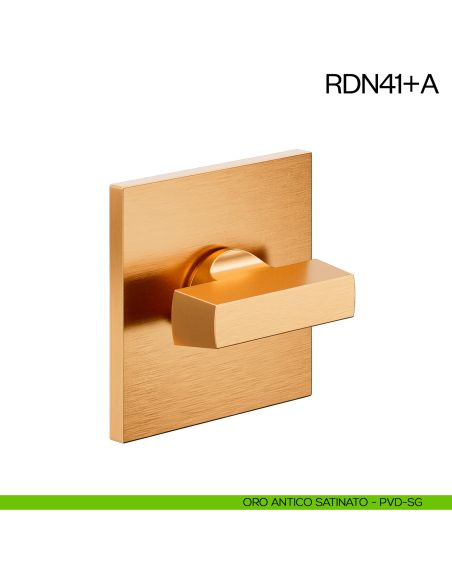 Nottolino per porta RDN41 dnd Handles oro antico satinato