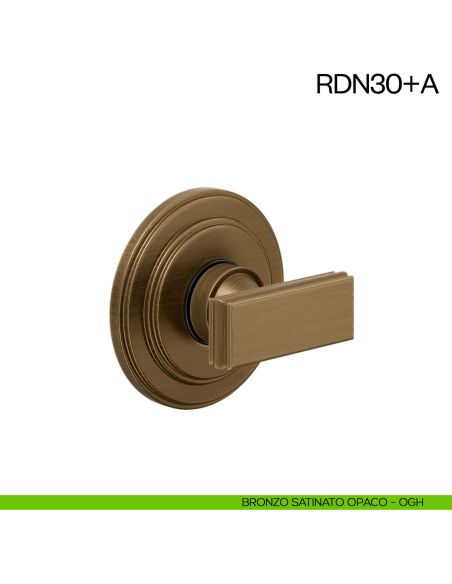 Nottolino per porta RDN30 dnd Handles bronzo satinato opaco