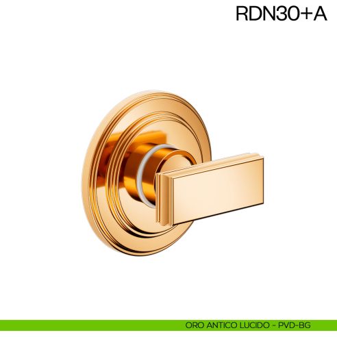 Nottolino per porta RDN30 dnd Handles oro antico lucido
