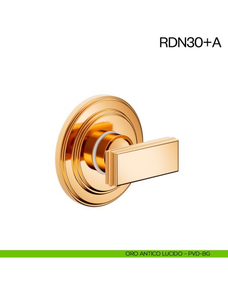 Nottolino per porta RDN30 dnd Handles oro antico lucido
