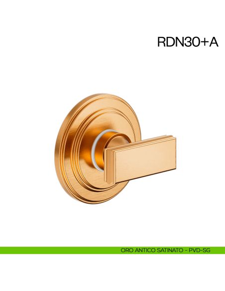 Nottolino per porta RDN30 dnd Handles oro antico satinato