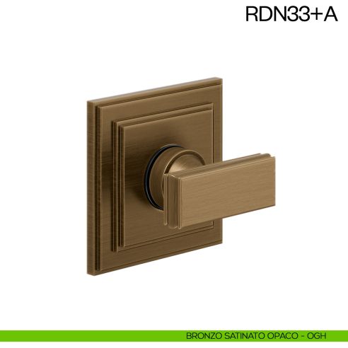 Nottolino per porta RDN33 dnd Handles bronzo satinato opaco
